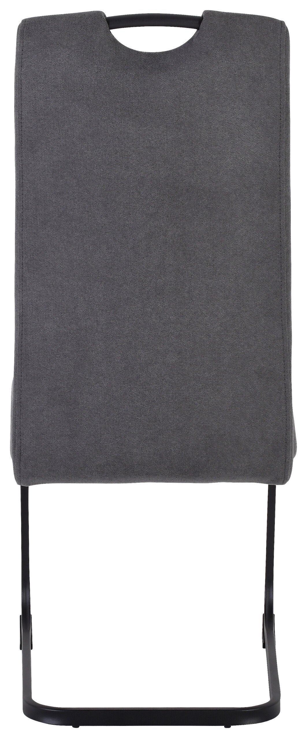 Schwingstuhl Margie dunkelgrau Microfaser B/H/T: ca. 46x104x61 cm