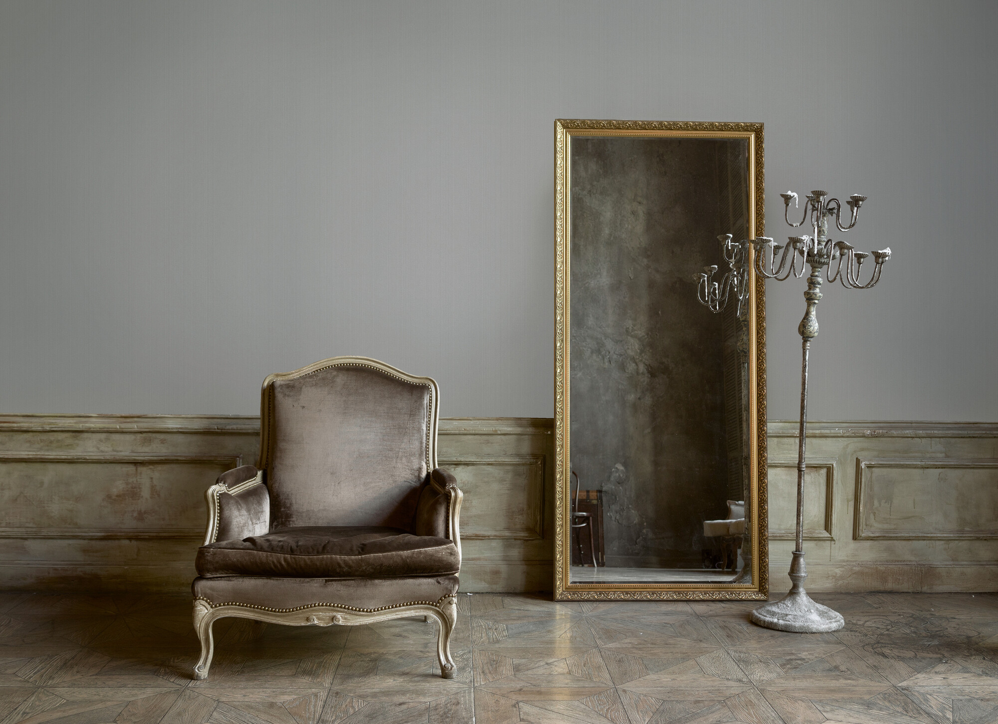 A.S.Creation Vliestapete grau B/H/D: ca. 53x1005x8,6 cm