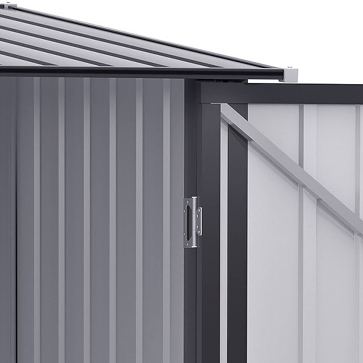 Outsunny Gerätehaus mit Pultdach dunkelgrau B/H/L: ca. 103x160x100 cm