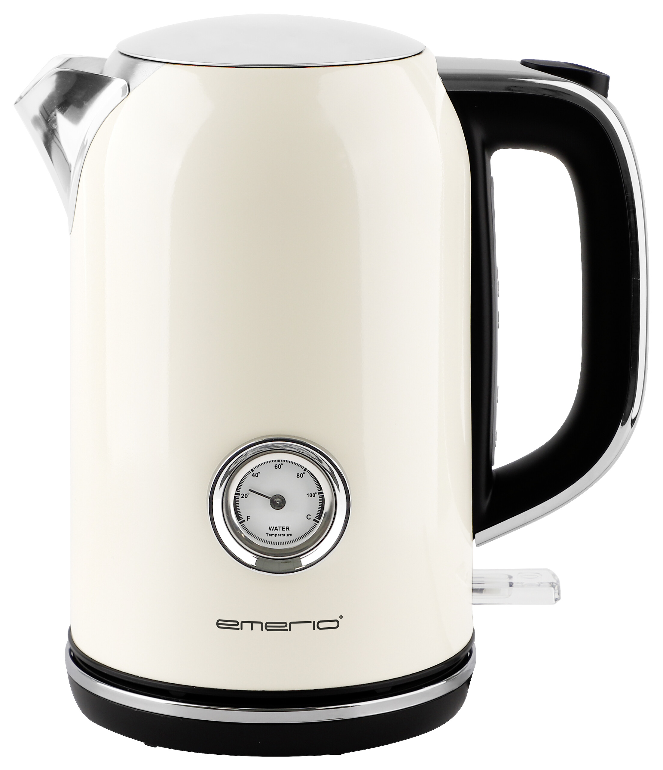 Emerio Wasserkocher WK-133282.4 creme Edelstahl B/H/L: ca. 15,6x26x23,5 cm ca. 1,7 l