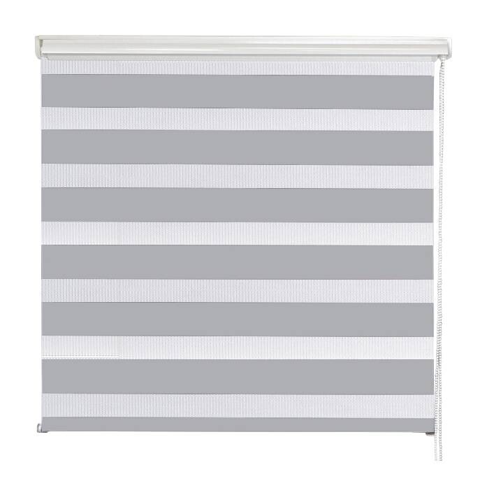 POCOline Doppelrollo mit Blende Easy-Fix silber B/L: ca. 100x160 cm