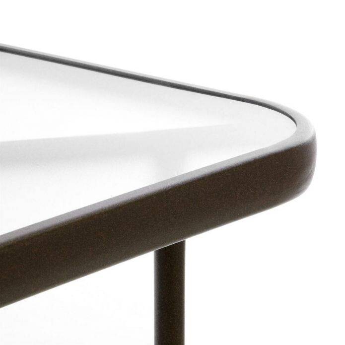 VCM Gartensitzgruppe braun Stahl B/H/T: ca. 53x73x60 cm