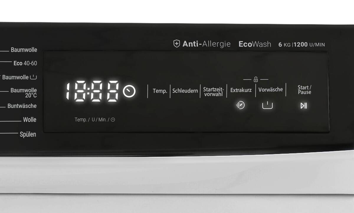 Daewoo Waschmaschine WM612T2TWB0DE weiß B/H/T: ca. 60x85x50 cm ca. 6 kg