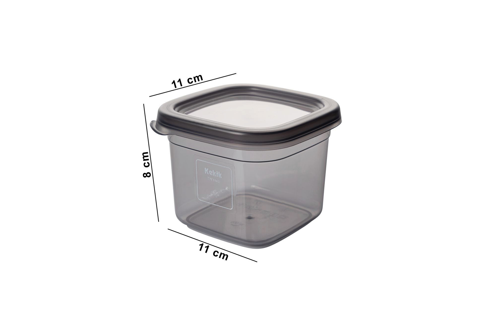 HermiaConcept Vorratsdosenset 12-tlg. anthrazit B/H/T/L/D: ca. 10x9,5x10x10x10 cm HermiaConcept Vorratsdosenset 12-tlg. anthrazit B/H/T/L/D: ca. 10x9,5x10x10x10 cm