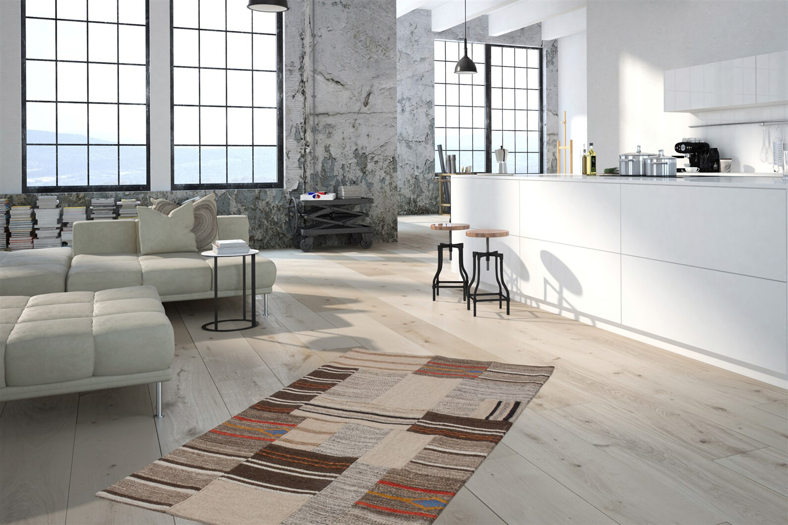 Kayoom Kurzflorteppich Radical 220 creme B/L: ca. 80x150 cm Kayoom Kurzflorteppich Radical 220 creme B/L: ca. 80x150 cm