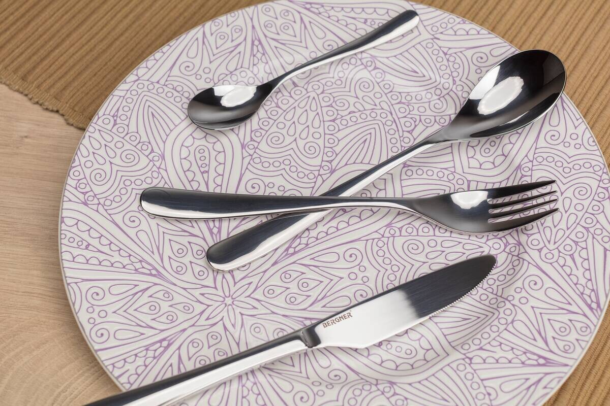 BERGNER Besteckset POITIERS silber Edelstahl 24 tlg.