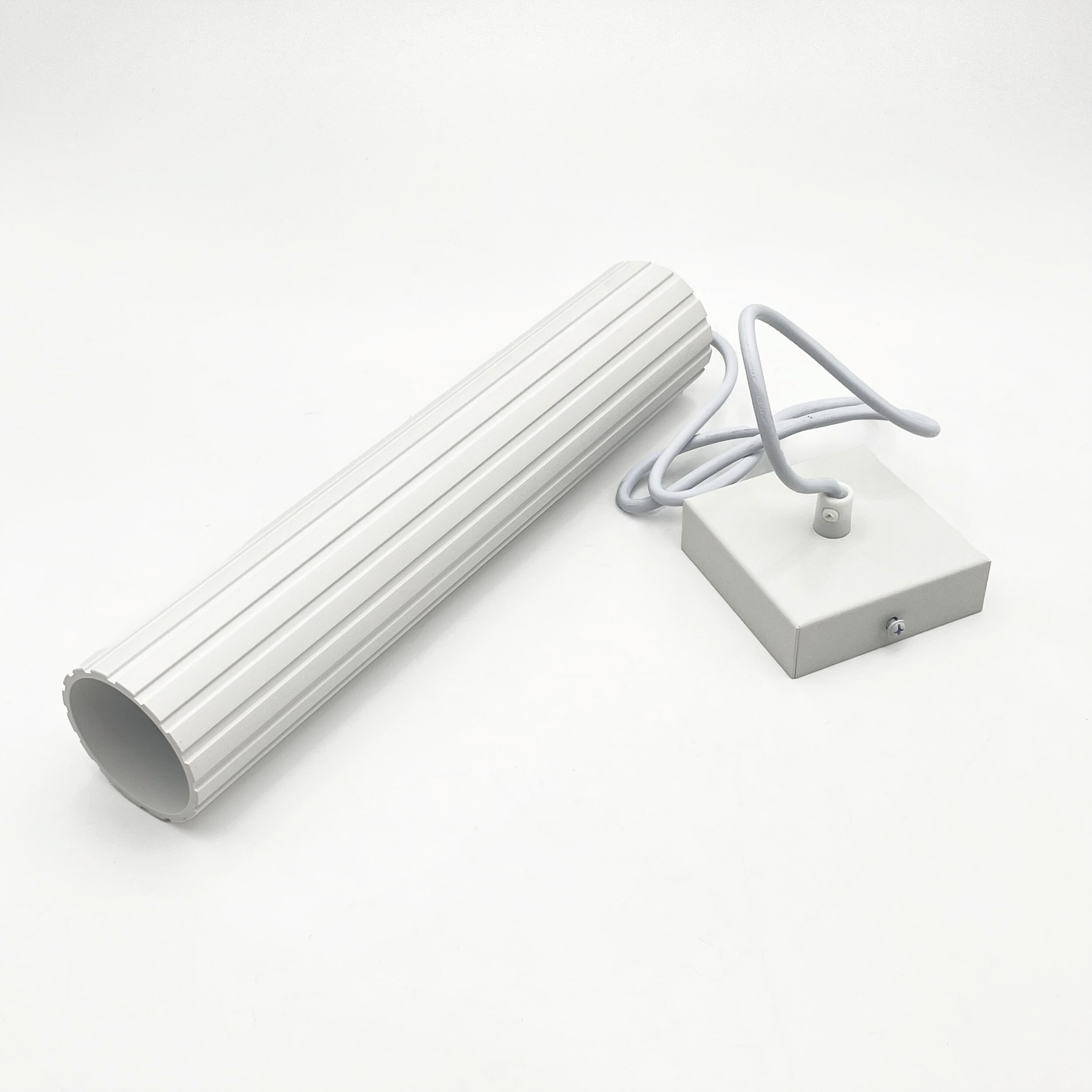 Lamkur Strahler Prisma weiß Stahl B/H/L: ca. 6,5x118x6,5 cm 1 Brennstellen