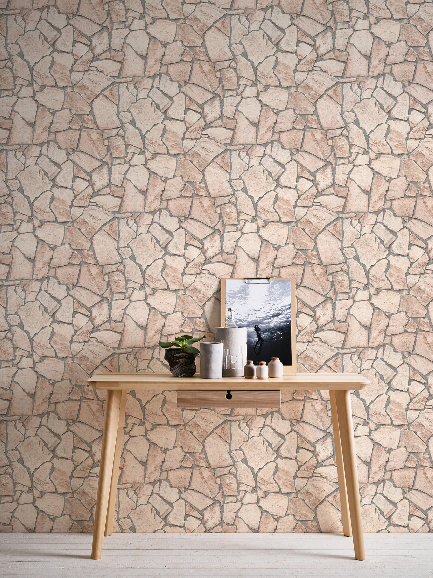 A.S.Creation Vliestapete grau braun B/H/D: ca. 53x1005x9 cm