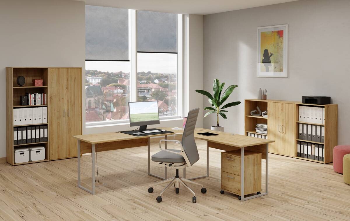 Rollcontainer Eiche Artisan Nachbildung B/H/T: ca. 38x57x39 cm Rollcontainer Eiche Artisan Nachbildung B/H/T: ca. 38x57x39 cm