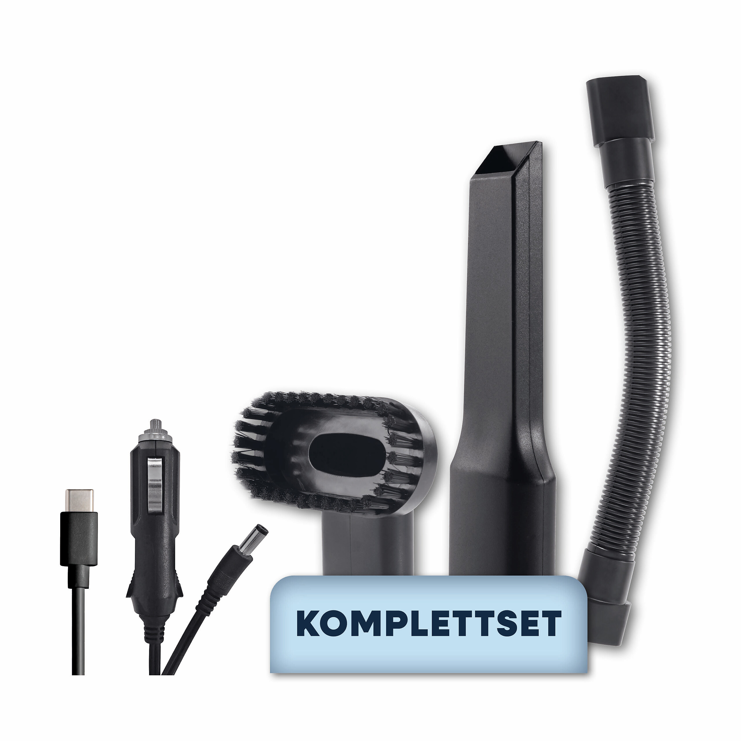 CLEANmaxx Akku-Handstaubsauger rot schwarz B/H/L: ca. 10x12x37 cm