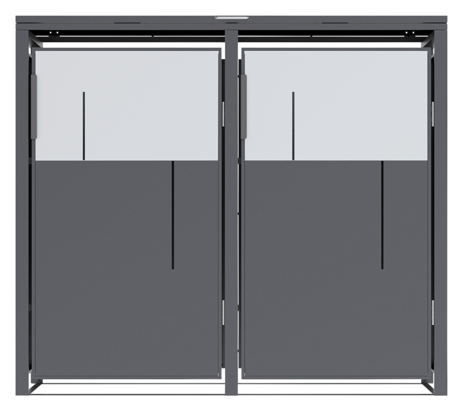 Westmann Mülltonnenbox Tonus anthrazit B/H/L: ca. 132x116x80 cm