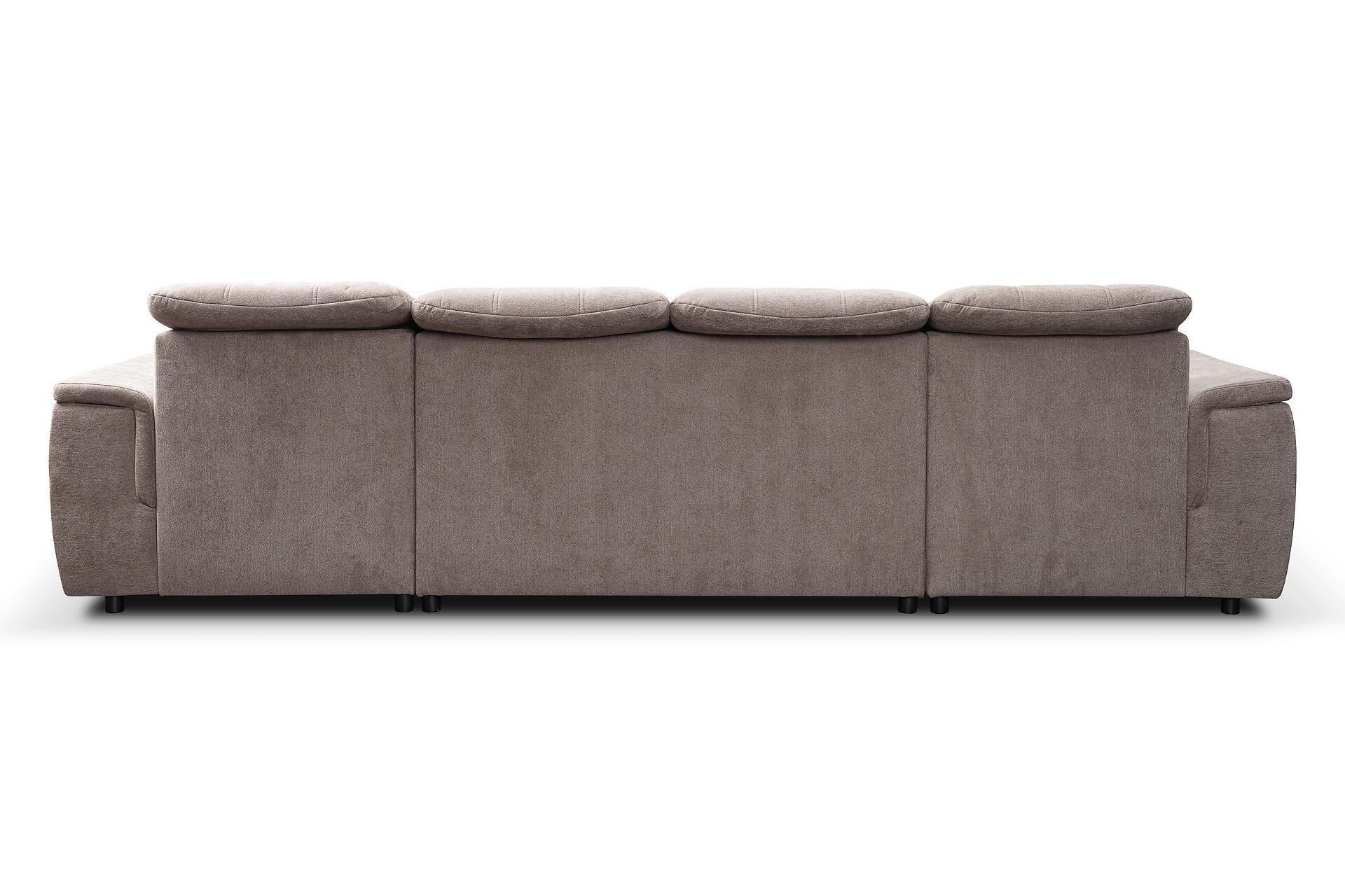 Wohnlandschaft Nadja stone Microfaser B/H/T: ca. 330x105x174 cm