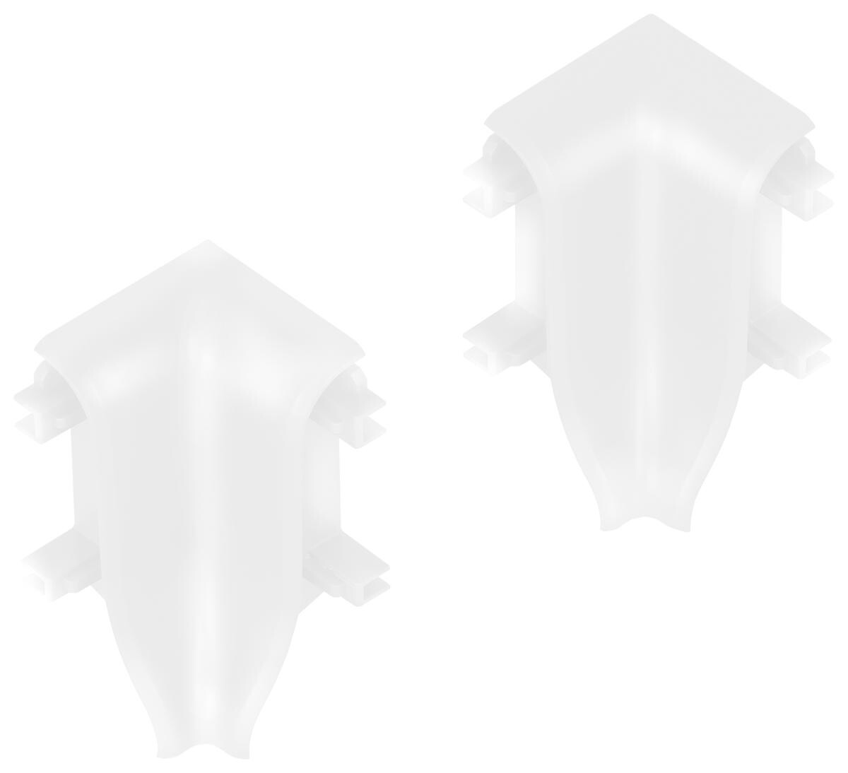 POCOline Innenecke weiß L/B/H: ca. 2,9x2,9x5,12 cm