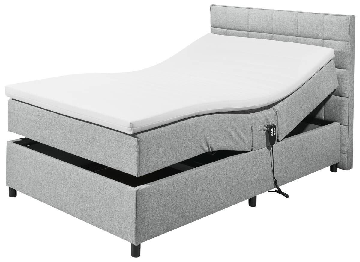 Boxbett Mariborsko silber Liegefläche B/L: ca. 120x200 cm