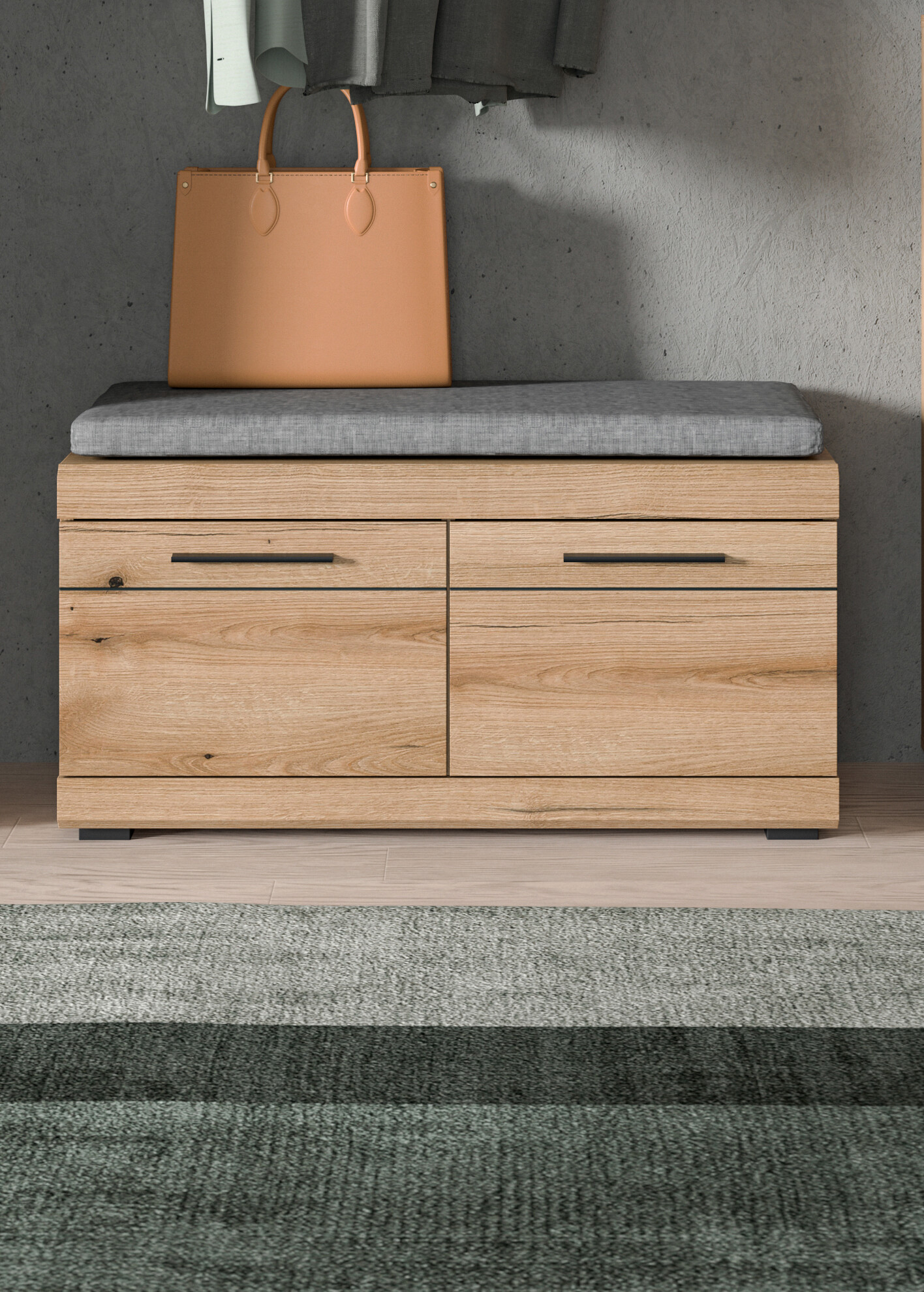 Sitzbank SCOUT Evoke Oak Nachbildung B/H/T: ca. 90x44x40 cm