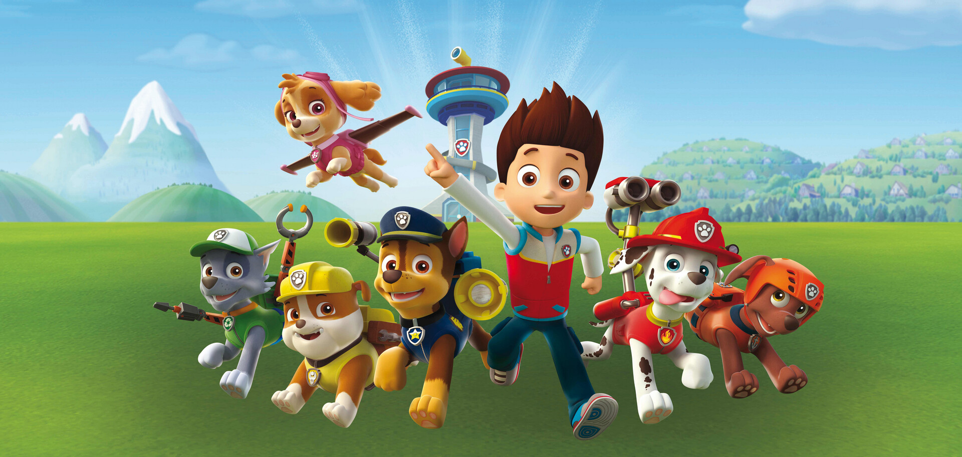 Keilrahmenbild Paw Patrol B/L: ca. 70x33 cm
