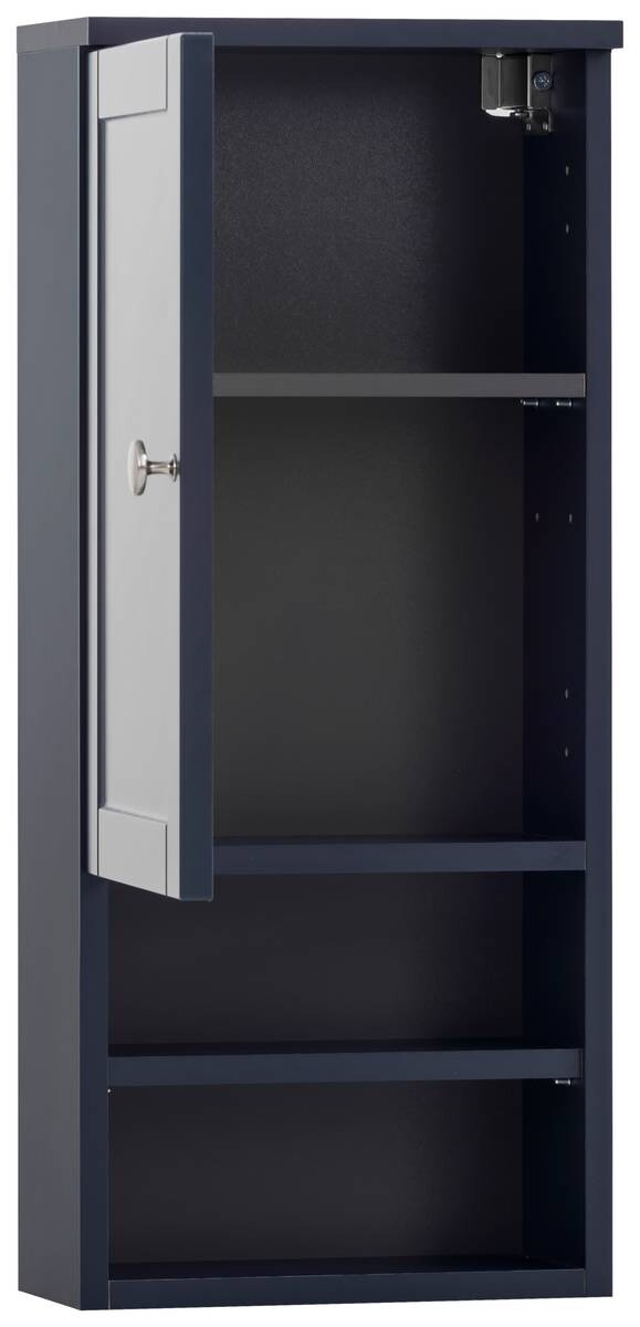 Hängeschrank Jesper blau dunkel B/H/T: ca. 30,3x70x16 cm