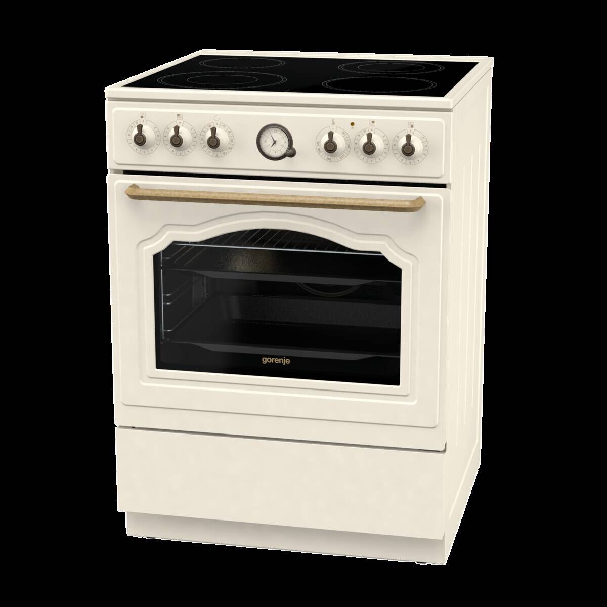 Gorenje Stand-Elektroherd GECS6B70CLI beige B/H/T: ca. 60x85x60 cm