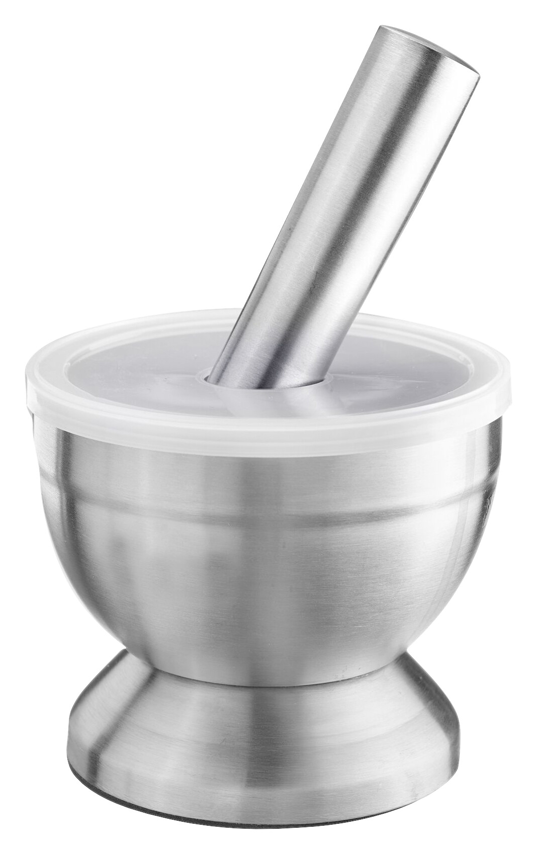 Westmark Mörser mit Deckel silber Edelstahl D: ca. 10 cm