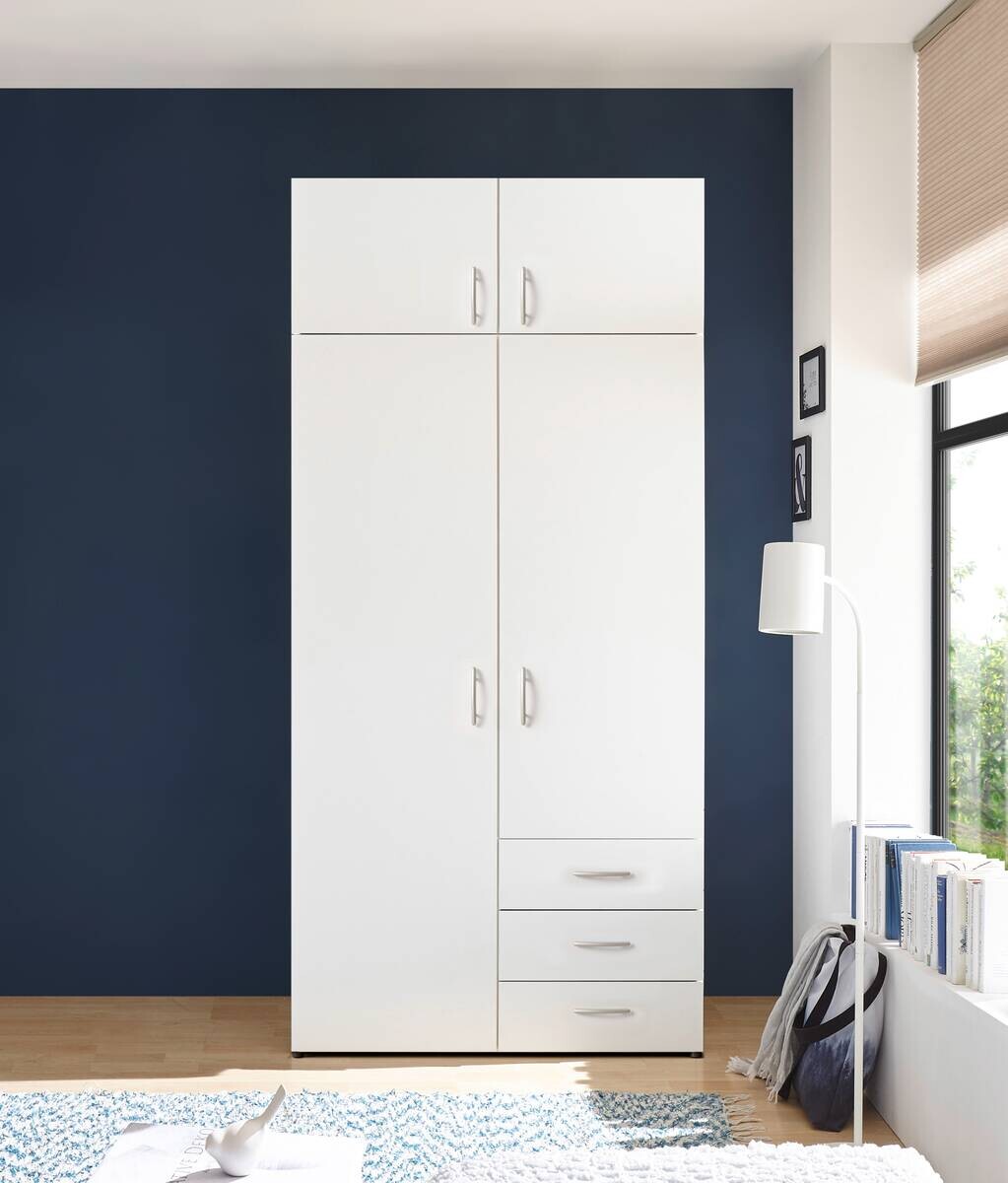 Aufsatz Harry weiß B/H/T: ca. 100x38x50 cm