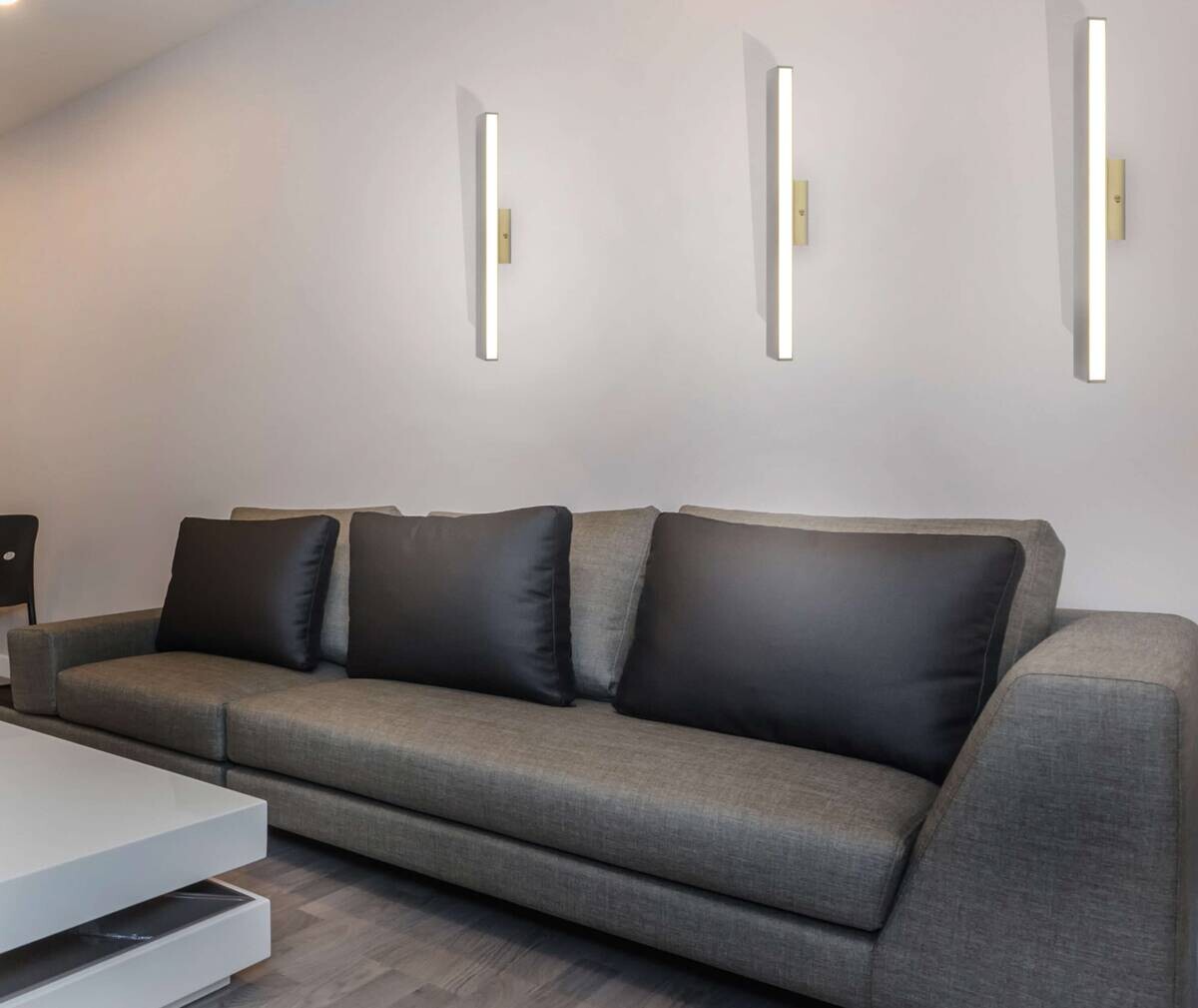 Näve Leuchten LED-Leuchten 1259142 Chrom Kunststoff Metall B/H/T: ca. 7x5,5x45 cm 1 Brennstellen