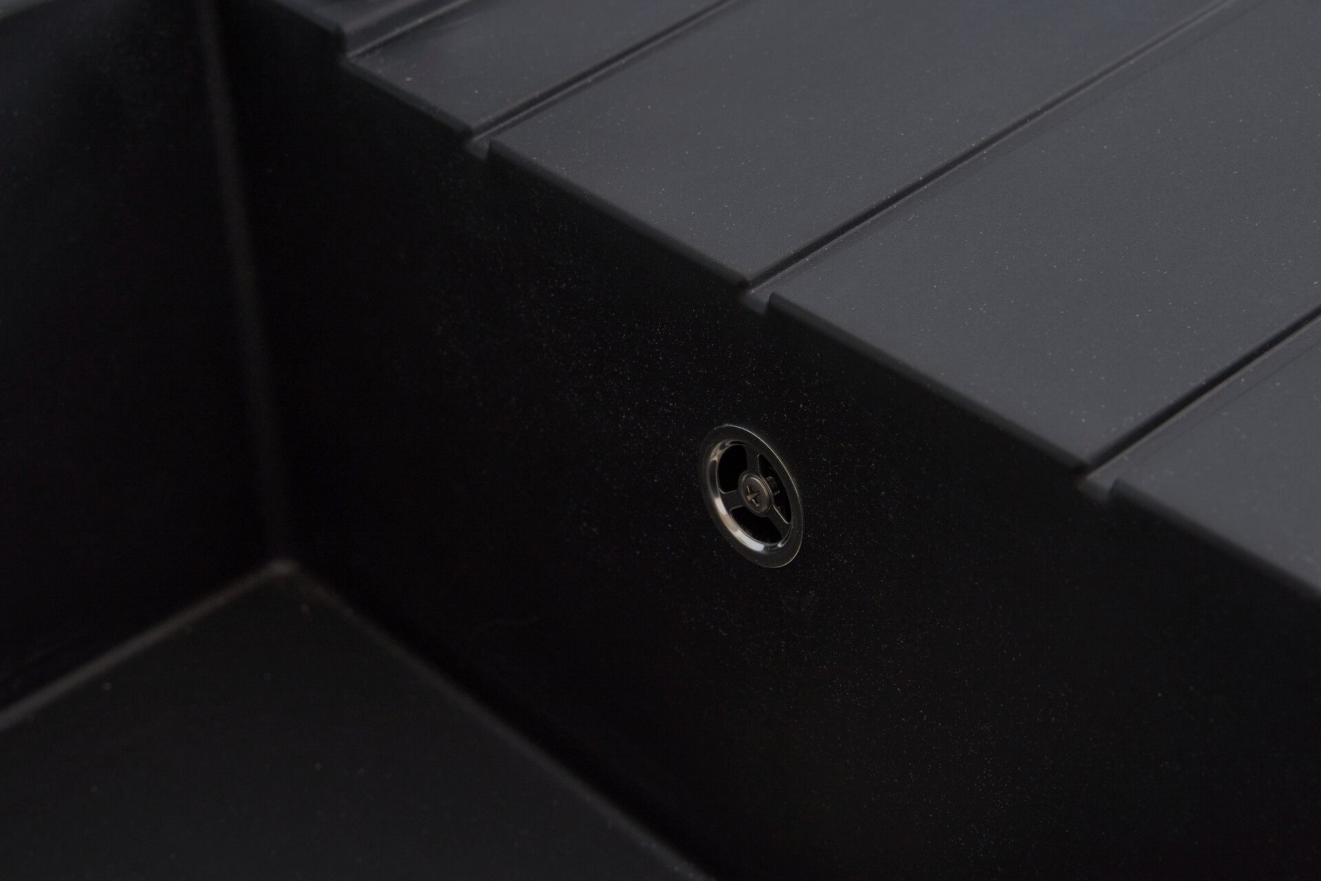 Respekta Einbauspüle Houston 80 x 50 S schwarz Mineralite B/H/T: ca. 80x21x50 cm