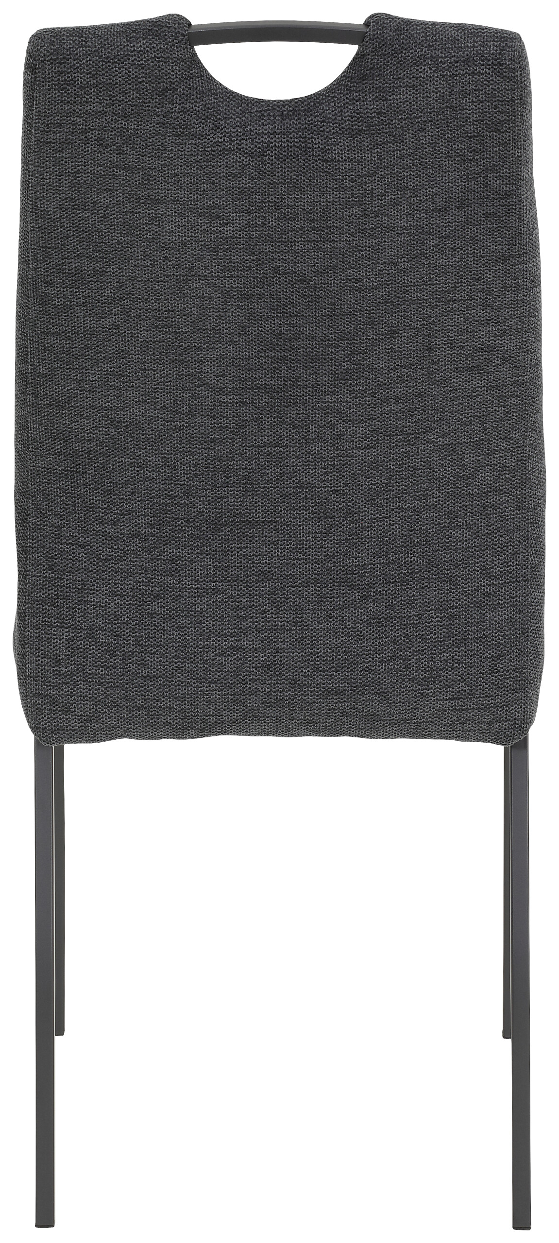 Stuhl 4er Set ELIF III anthrazit grau Microfaser Metall B/H/T: ca. 44x96x64 cm