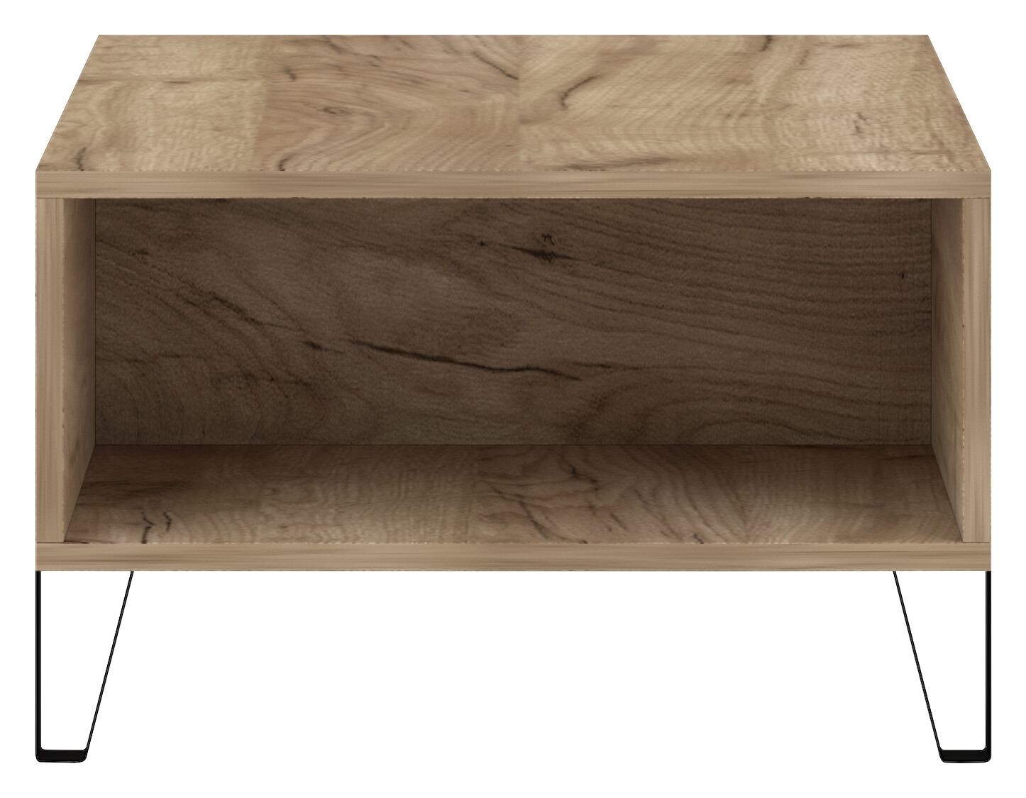 WIPMEB Couchtisch BILBAO Eiche Tabak B/H/T: ca. 60x37x60 cm