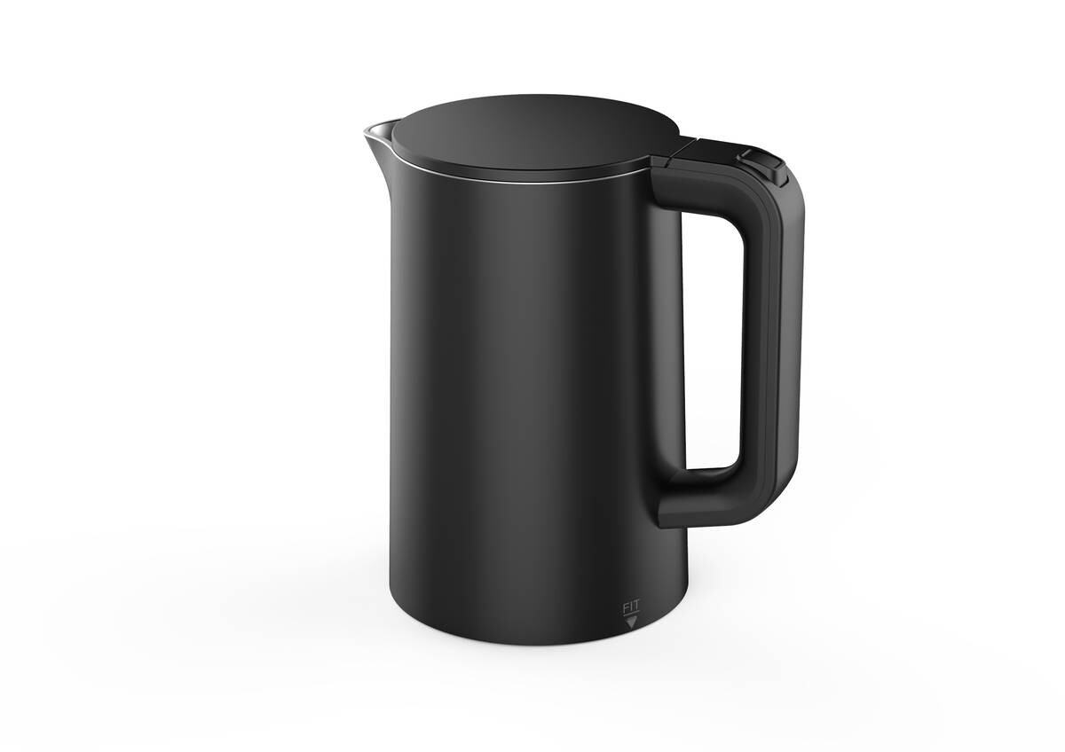 WKM 2 in 1 Kaffeemaschine und Wasserkocher KWK-1600 schwarz Kunststoff Glas