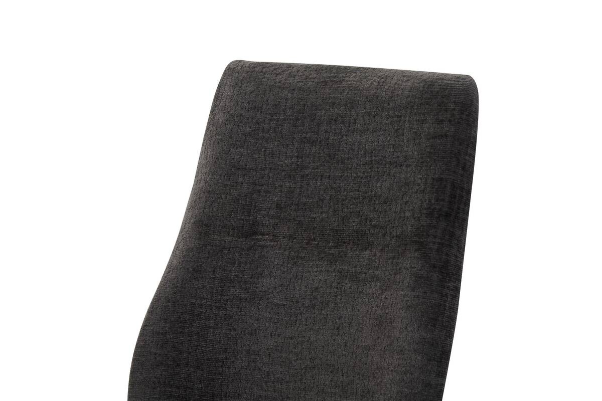 Schwingstuhl TINA, 2er Set anthrazit Webstoff B/H/T: ca. 43x98x59 cm