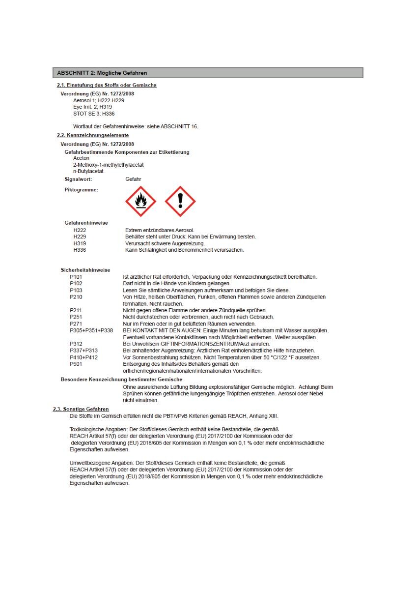 Super-Nova Lackspray tiefschwarz hochglänzend ca. 0,4 l