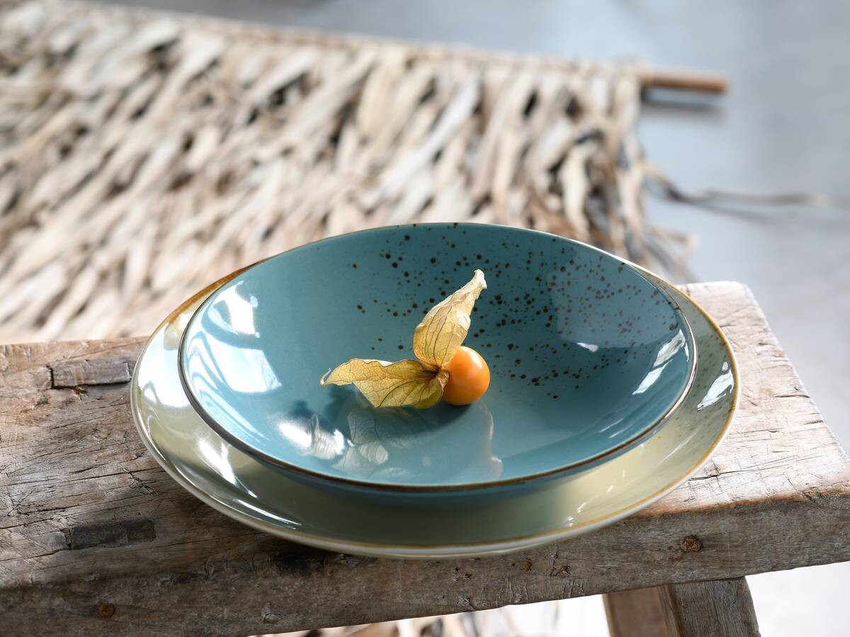 CreaTable Tafelservice NATURE COLLECTION multicolor Steinzeug 12 tlg.