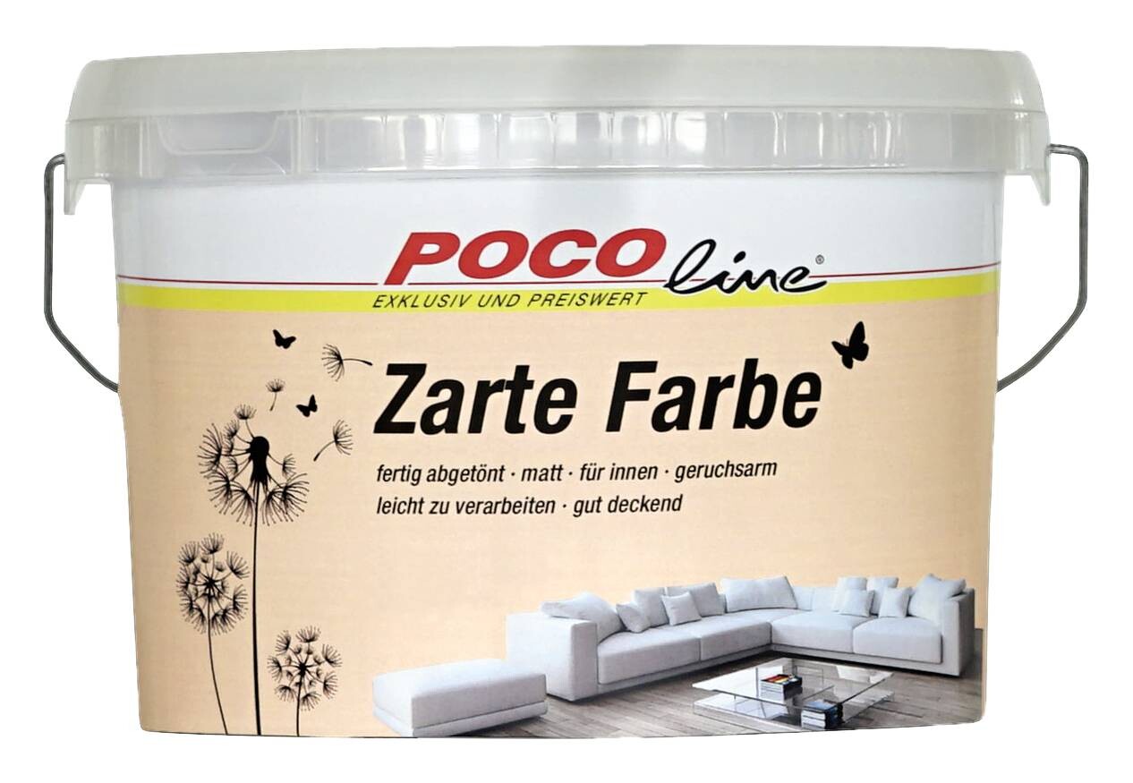 POCOline Raumfarbe Zarte Farben apricot ca. 2,5 l