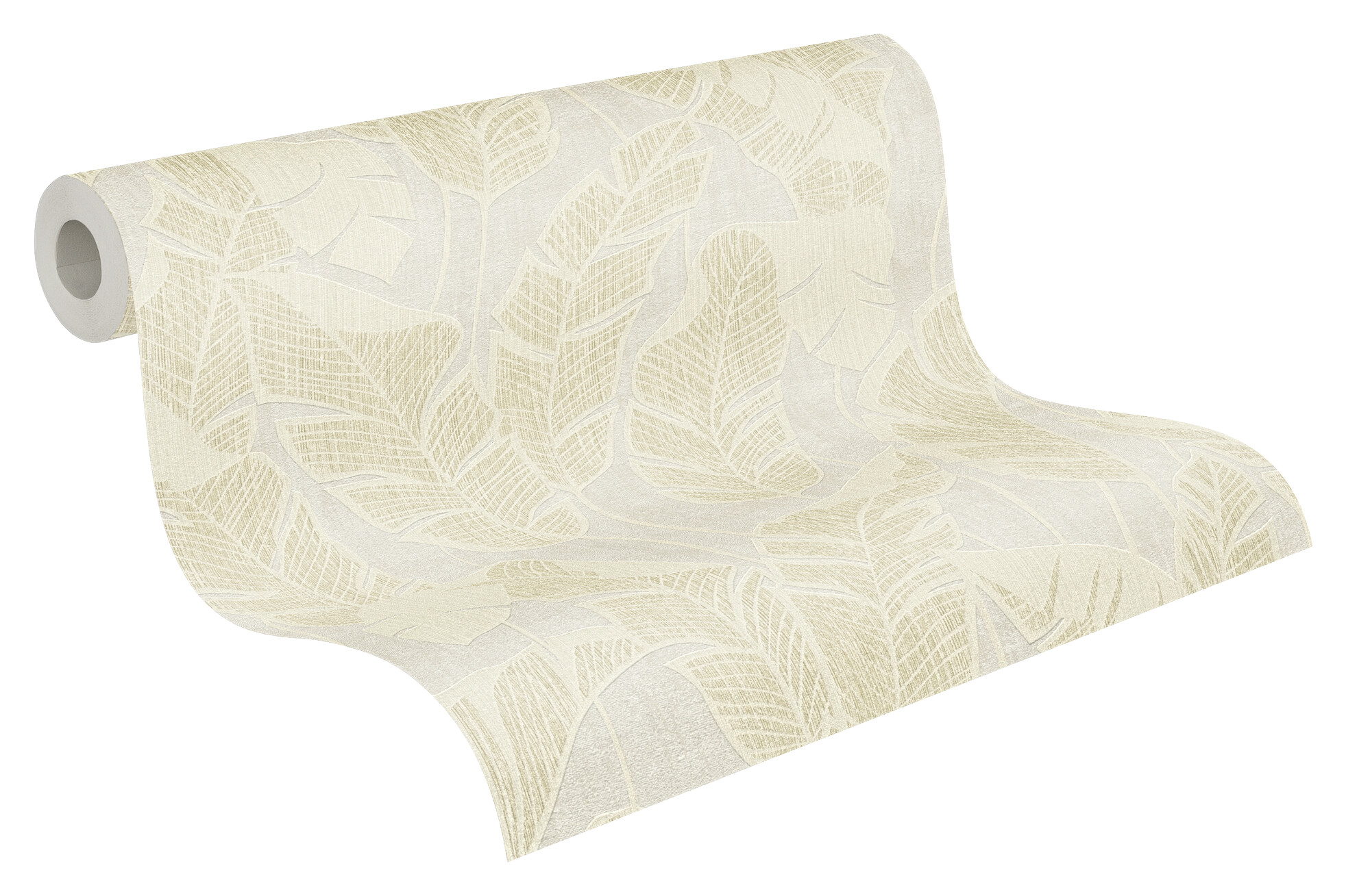 A.S.Creation Vliestapete beige weiß gold B/H/D: ca. 53x1005x9,4 cm