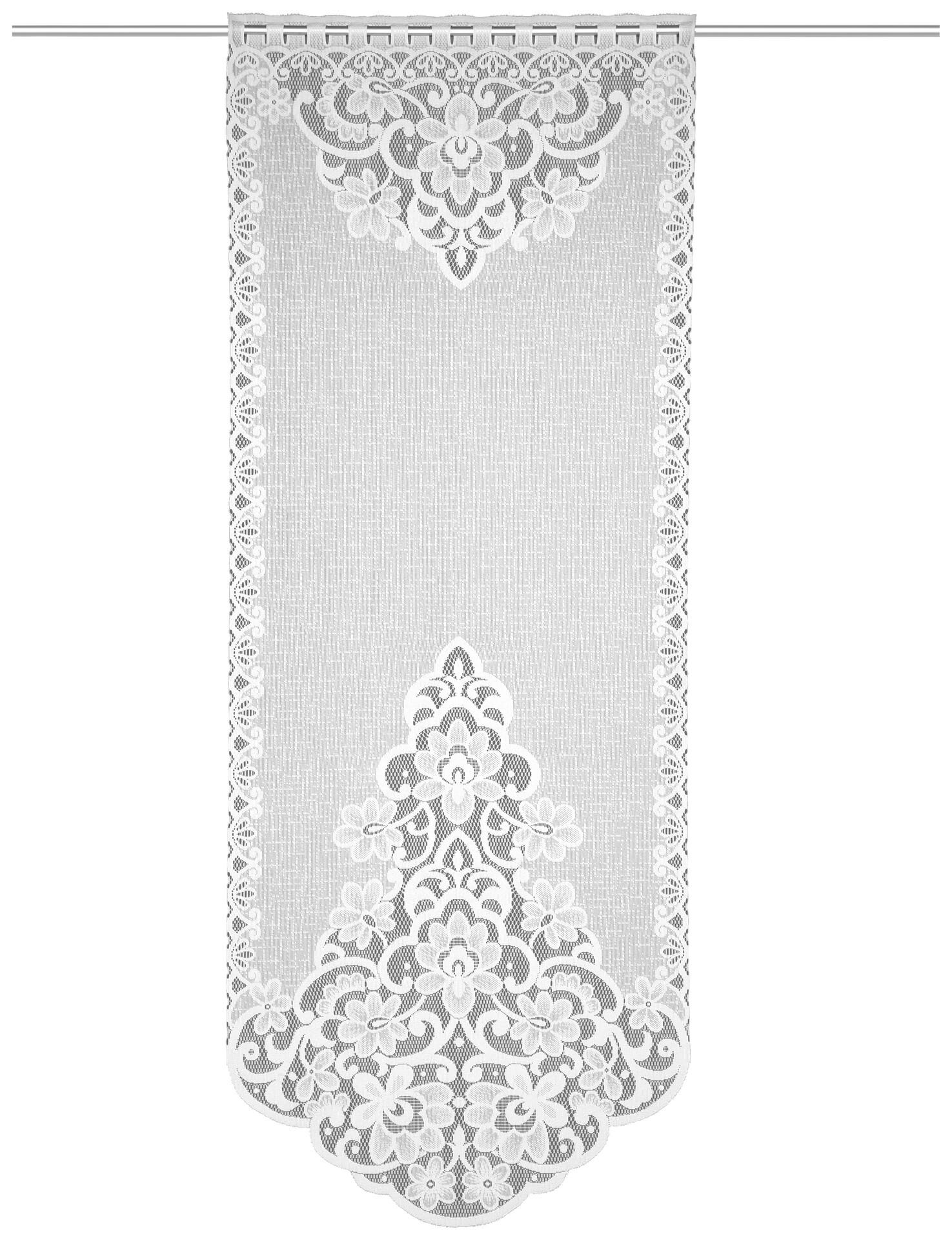 POCOline Scheibengardine Aruba weiß B/L: ca. 60x160 cm