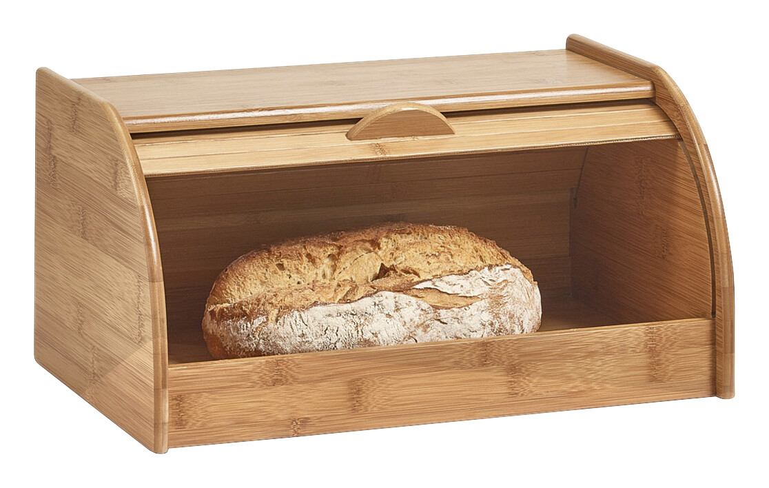 Zeller Rollbrotkasten natur Bambus B/H/L: ca. 26x20x40 cm Zeller Rollbrotkasten natur Bambus B/H/L: ca. 26x20x40 cm
