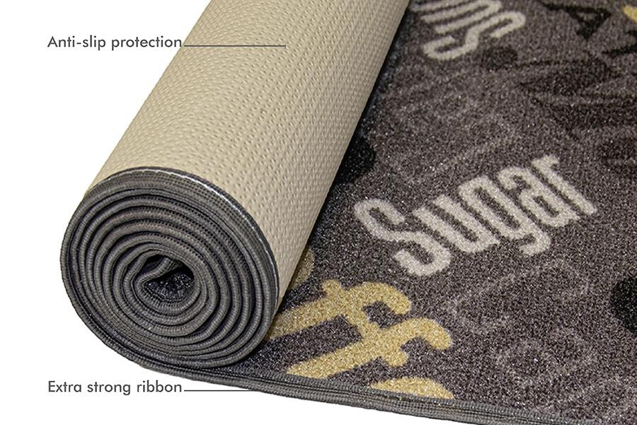 Küchenläufer Cappuccino grau B/L: ca. 67x180 cm