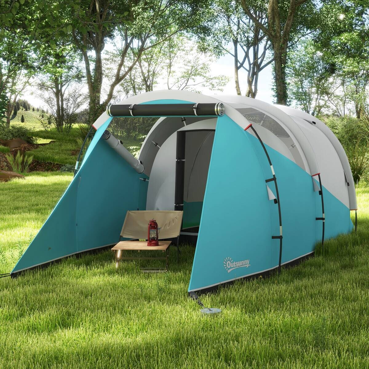 Outsunny Campingzelt B/H/L: ca. 260x190x460 cm
