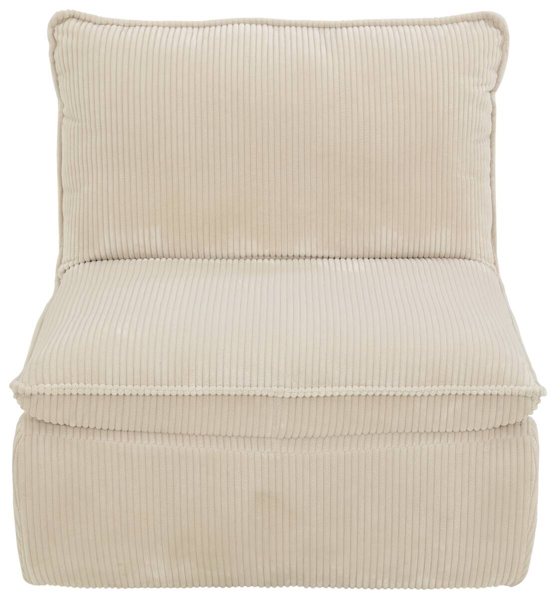 Sessel Rhodos beige Microfaser B/H/T: ca. 74x77x87 cm