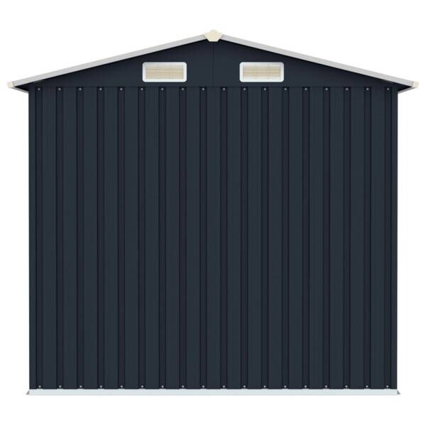 vidaXL Gerätehaus anthrazit B/H: ca. 205x183 cm