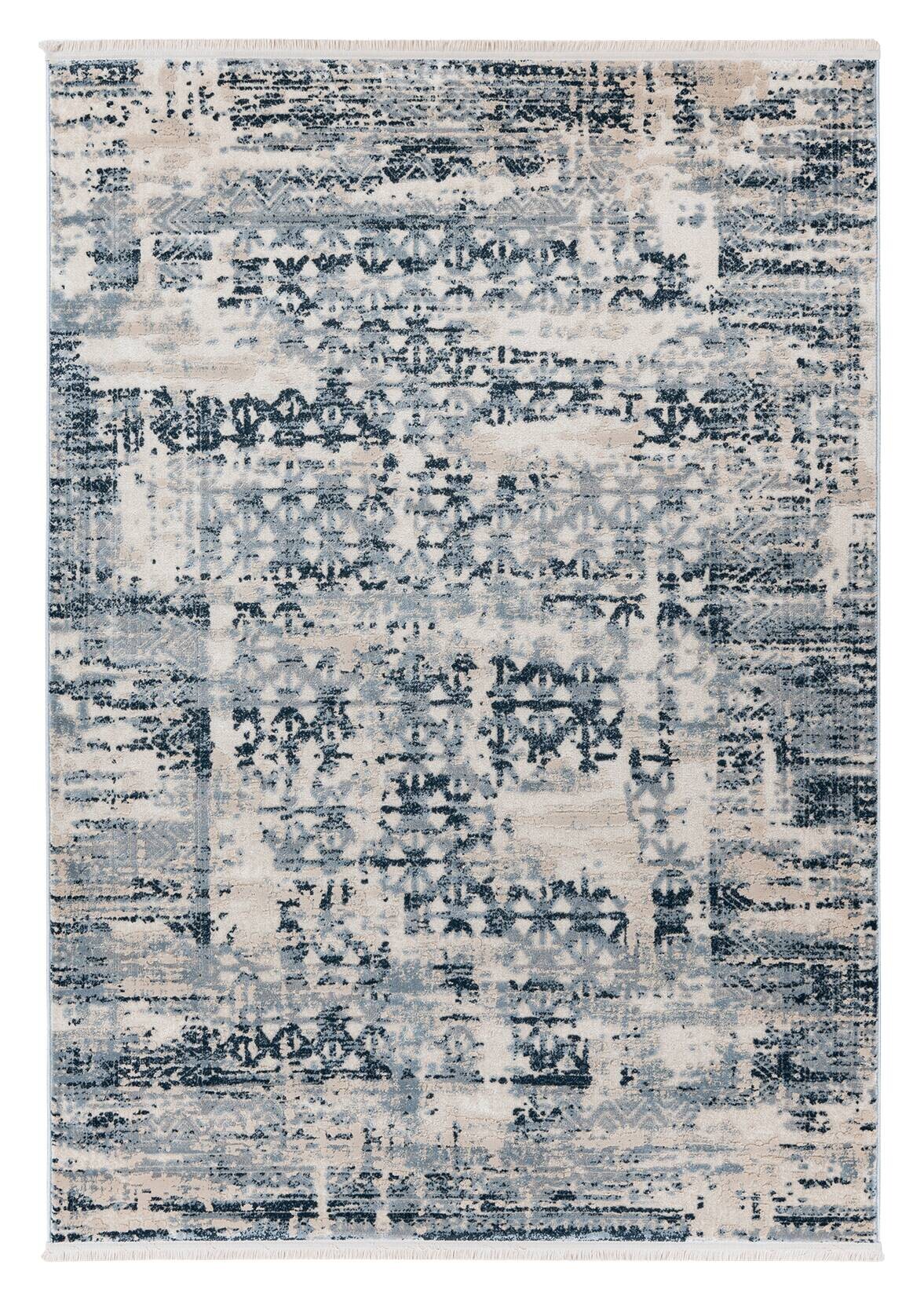 Kayoom Kurzflorteppich Adela 325 blau B/H/L: ca. 80x1,3x150 cm