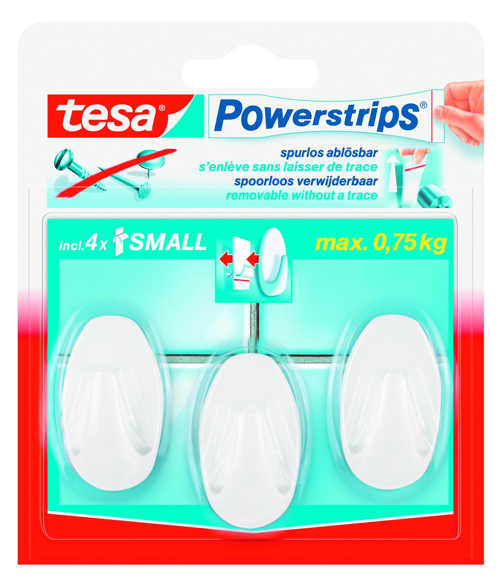 Powerstrips weiß Kunststoff B/H: ca. 25x3 cm