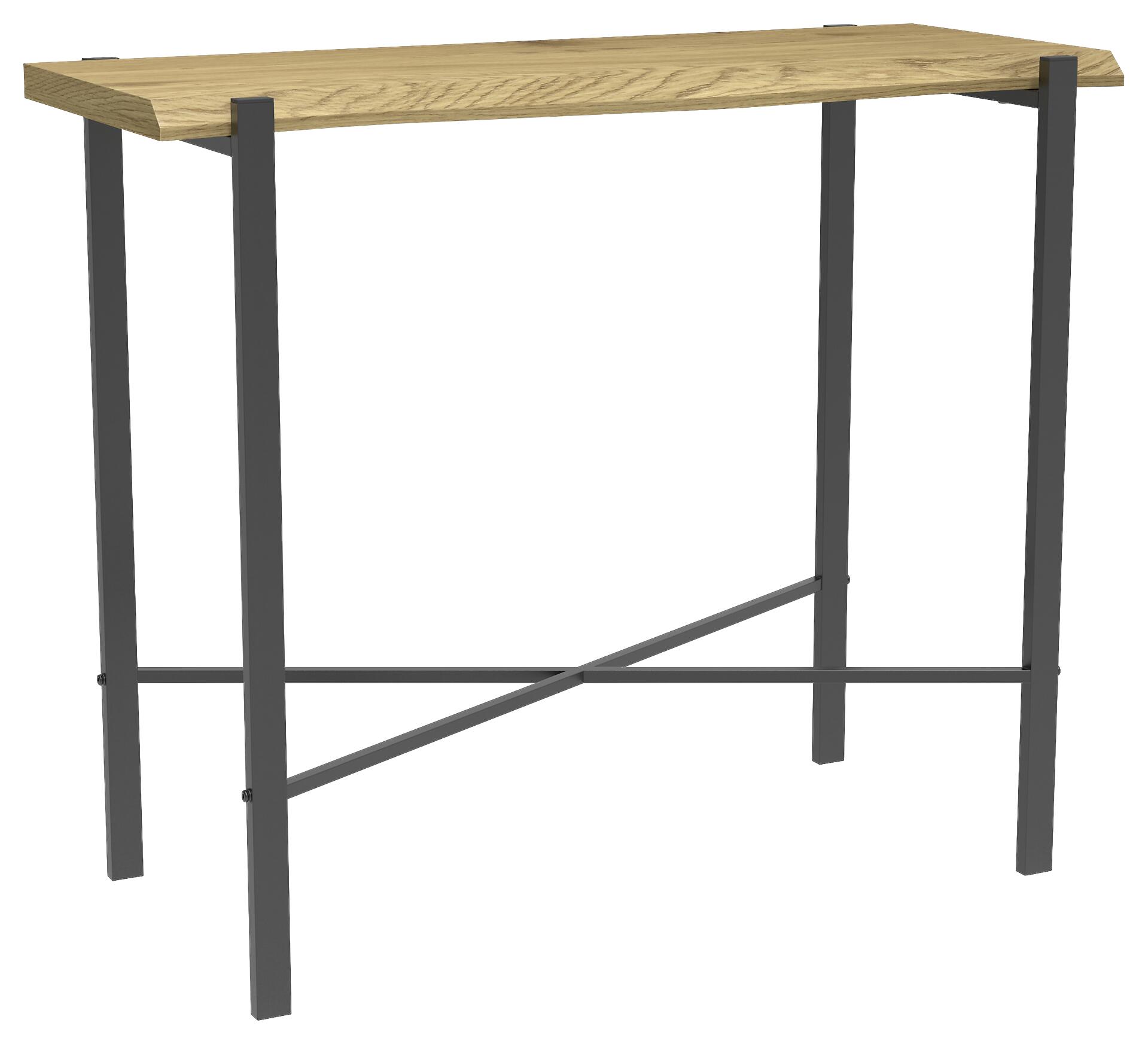 Konsole Almira Eiche Nachbildung schwarz B/H/T: ca. 90x75x38 cm