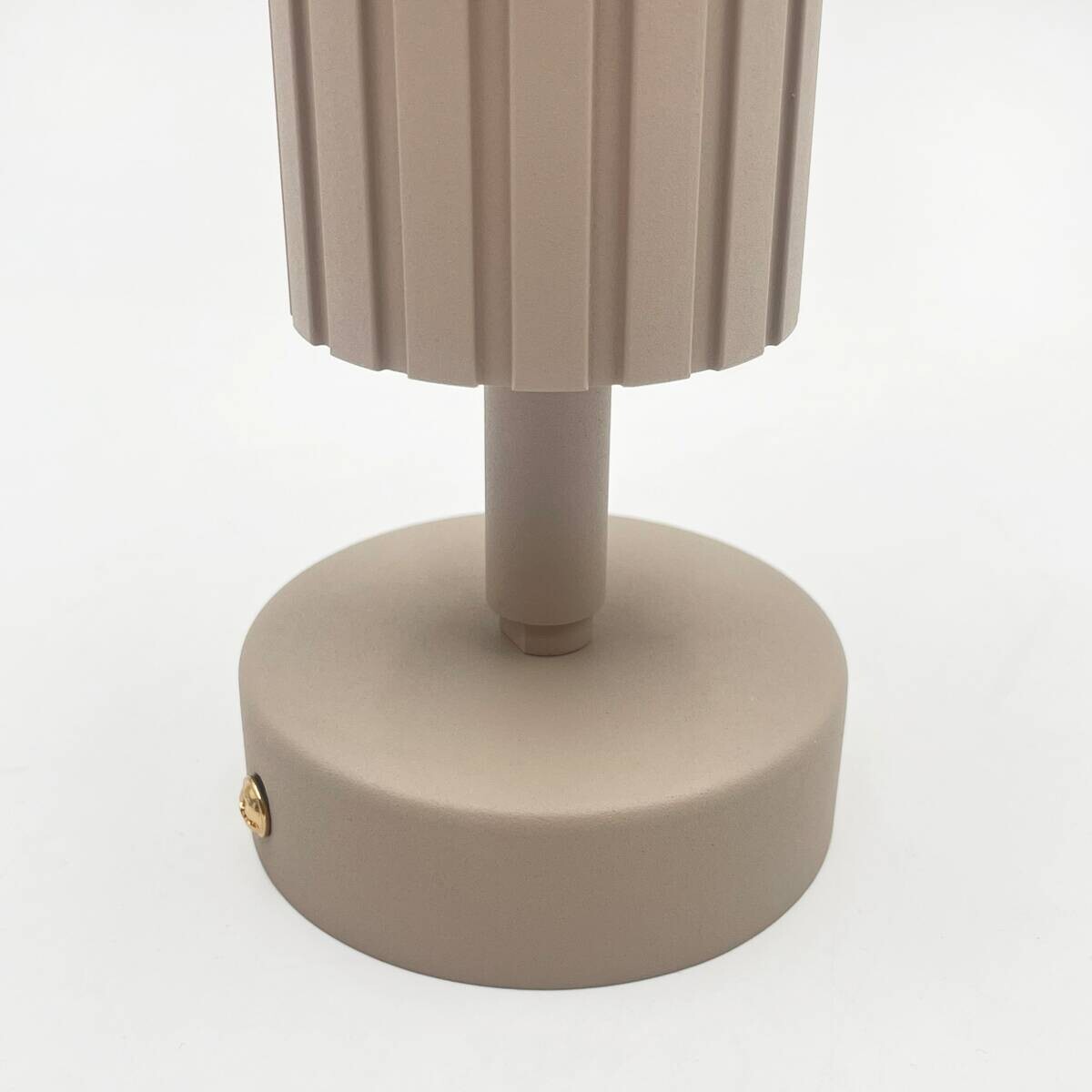 Lamkur Wandleuchte Prisma beige Stahl B/H/L: ca. 8x16x8 cm GU10 1 Brennstellen