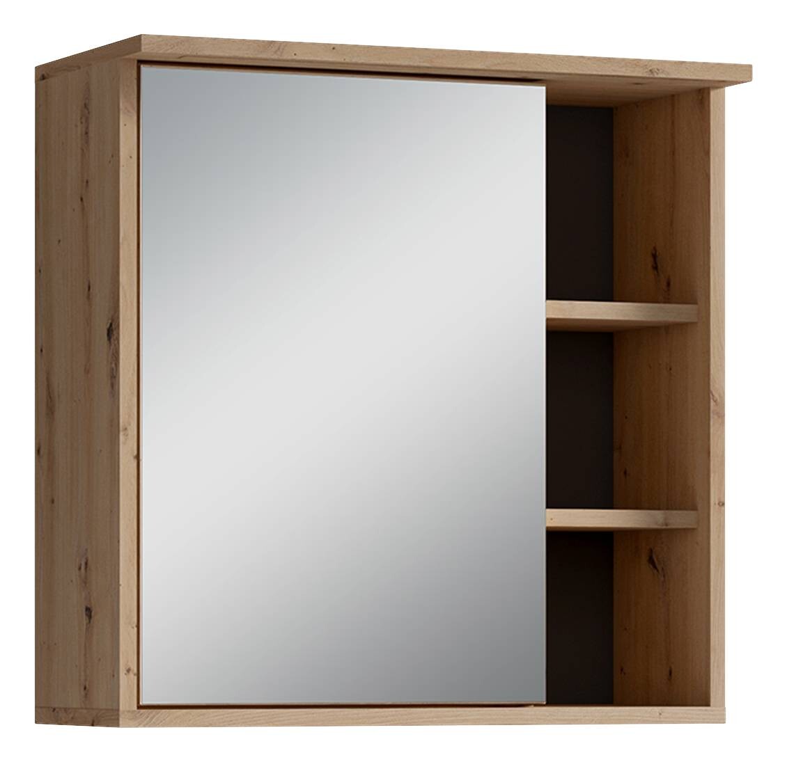 Spiegelschrank WELLNESS Eiche Artisan Nachbildung B/H/T: ca. 60x61x28 cm