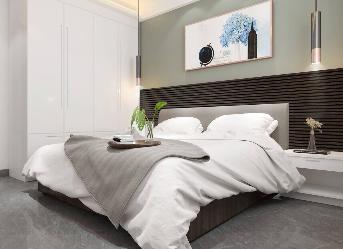 Akustikpaneel nussbaum L/B/H: ca. 1,9x56,1x240 cm pro Stück