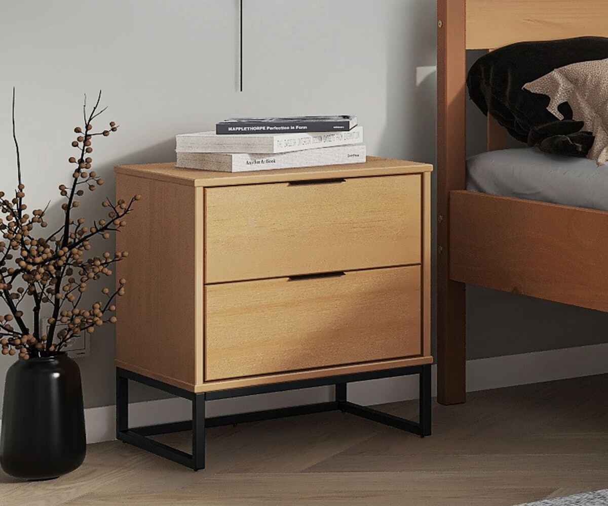 Kommode Luna 2S Oak B/H/L: ca. 45x58,6x50 cm