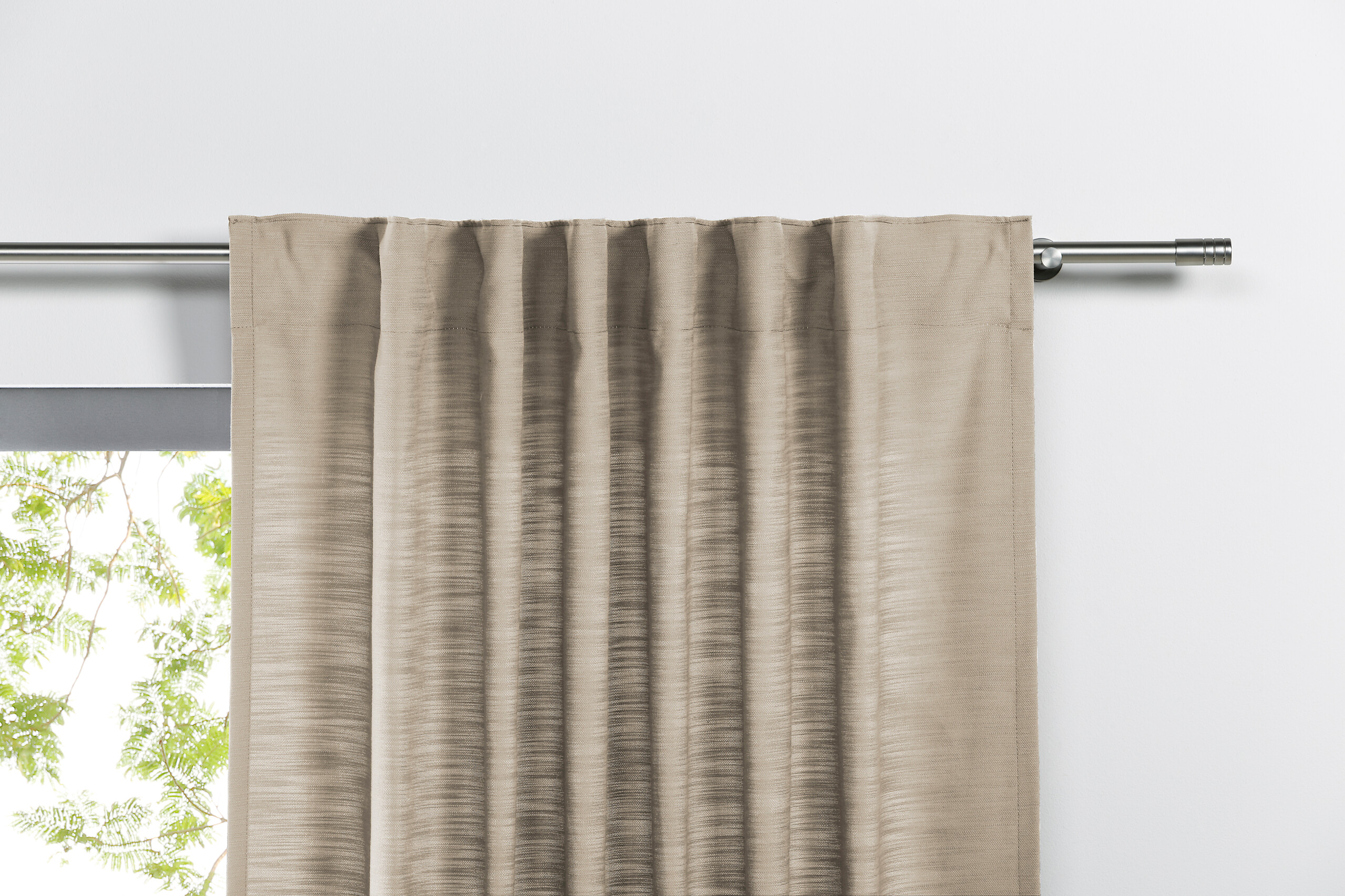 Kombivorhang 2er Pack Balance beige B/L: ca. 135x300 cm