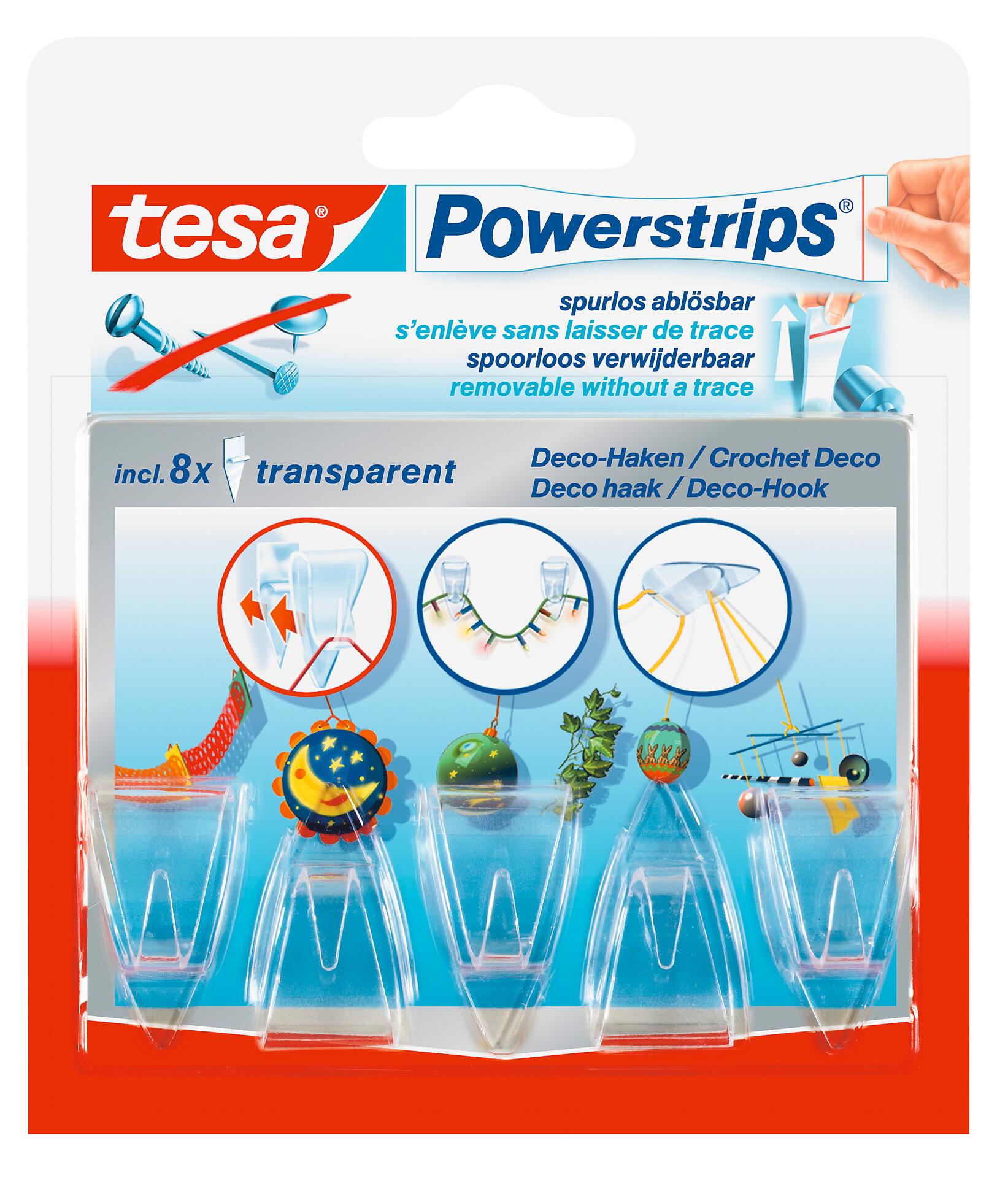Powerstrips transparent Kunststoff B/H/L: ca. 18,5x34x13,5 cm