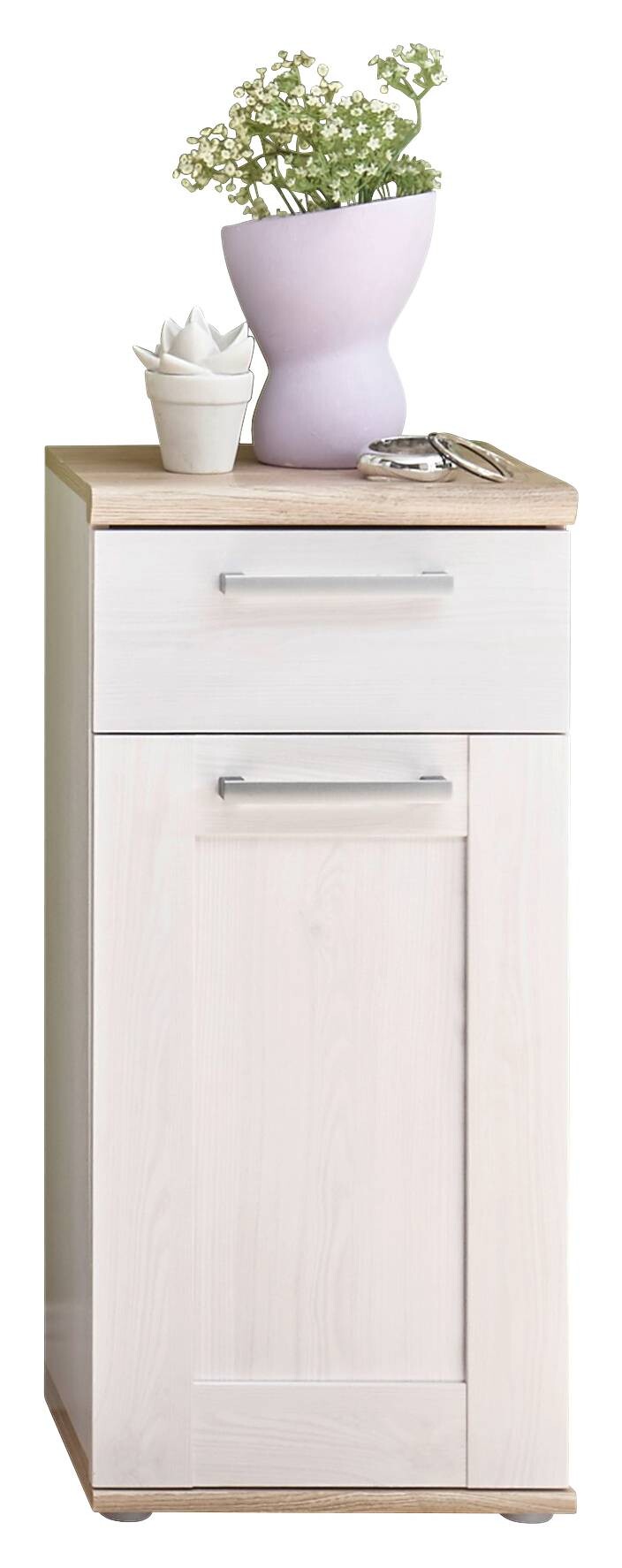 Badkommode Romance Sibiu Lärche Nachbildung Eiche San-Remo Nachbildung B/H/T: ca. 38x82x32 cm